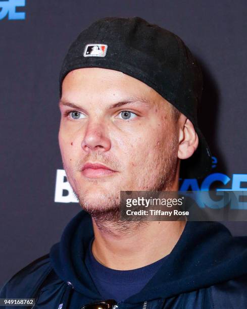 Swedish DJ Avicci attends the popchips and Westwood One's Backstage At The GRAMMYS at Staples Center on February 13, 2016 in Los Angeles, California.