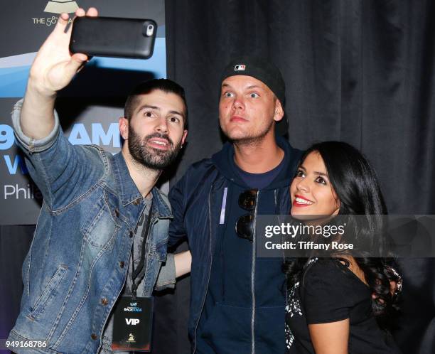 Swedish DJ Avicci attends the popchips and Westwood One's Backstage At The GRAMMYS at Staples Center on February 13, 2016 in Los Angeles, California.