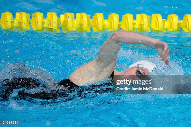 Hannah Miley of Great Britain in action during day two of the Duel in the Pool between the United States and the E-Stars, a European team, at The...