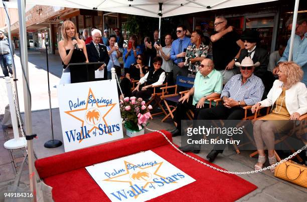 Debbie Gibson attends The Palm Springs Walk of Stars honoring Debbie Gibson with a Star Dedication Ceremony on April 20, 2018 in Palm Springs,...