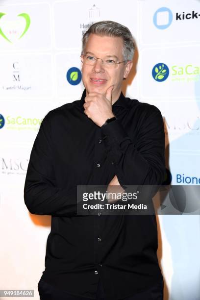 Frank Thelen attends the Leon Heart Foundation Charity Dinner at Hotel Adlon Kempinski on April 20, 2018 in Berlin, Germany.