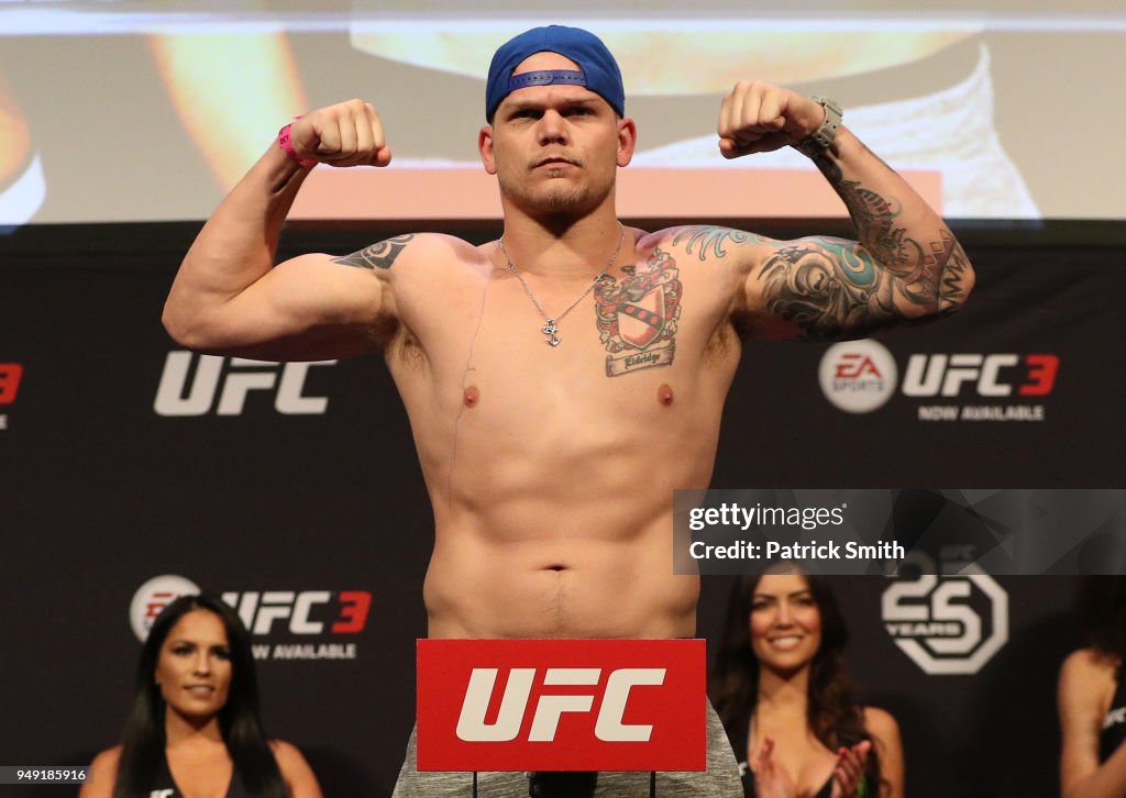 UFC Fight Night: Weigh-in