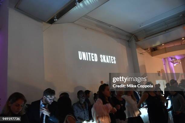 Guests attend the 2018 Tribeca Film Festival After Party For United Skates Hosted By Bai at Metropolitan Pavilion on April 20, 2018 in New York City.