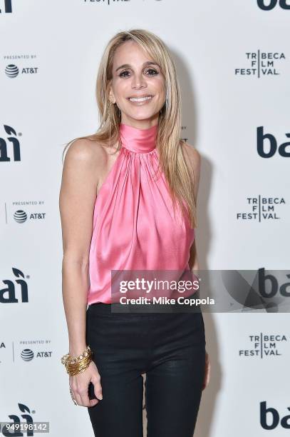 Alison Brod attends the 2018 Tribeca Film Festival After Party For United Skates Hosted By Bai at Metropolitan Pavilion on April 20, 2018 in New York...