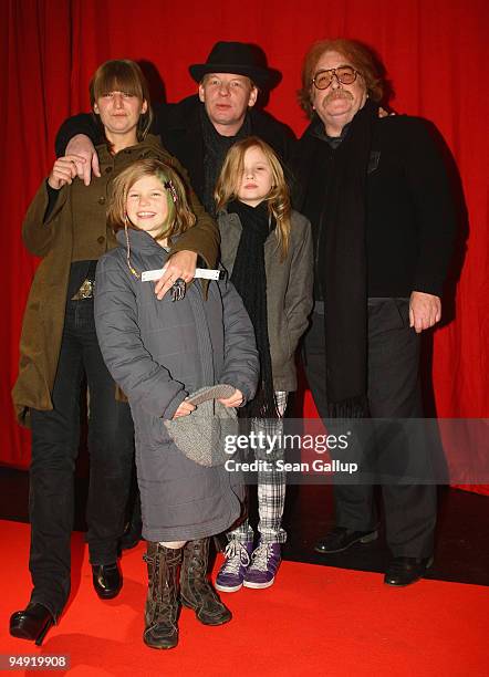 Actor Ben Becker , his partner actress Anne Seidel , their daughter Lilith Maria Doerte , his niece Lulu Becker and Roncalli circus director Bernhard...