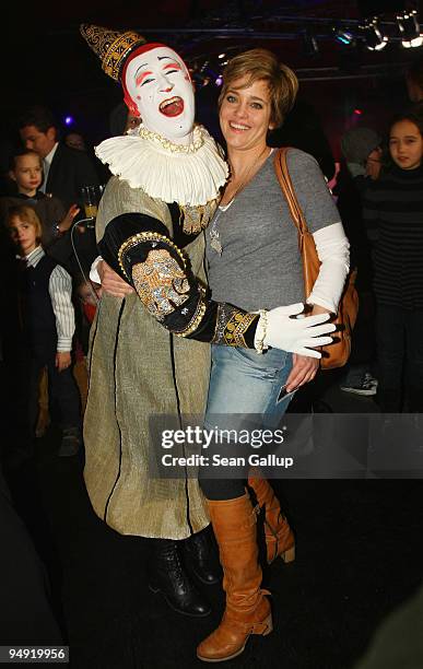 Actress Muriel Baumeister attends the Roncalli Christmas Circus at Tempodrom on December 19, 2009 in Berlin, Germany.