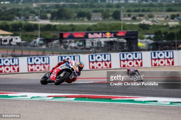 Jack Miller of Australia rounds the bend during the MotoGP Red Bull U.S. Grand Prix of The Americas - Free Practice 1 at Circuit of The Americas on...
