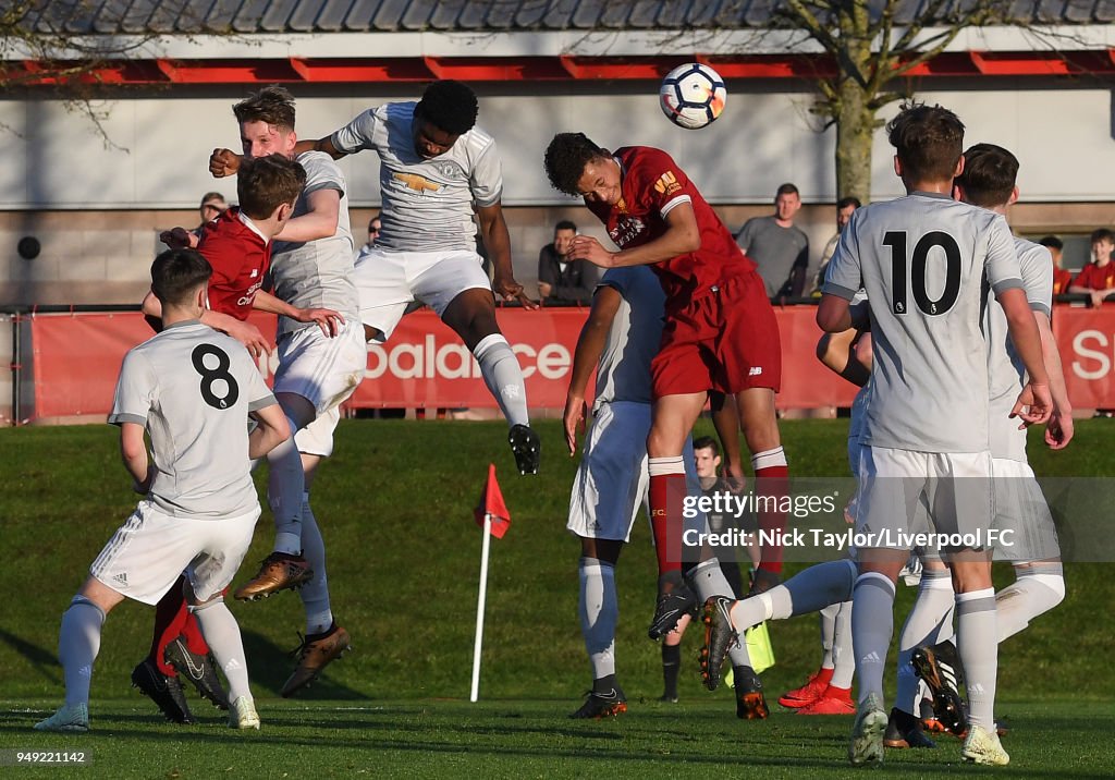 Liverpool U18 v Manchester United U18