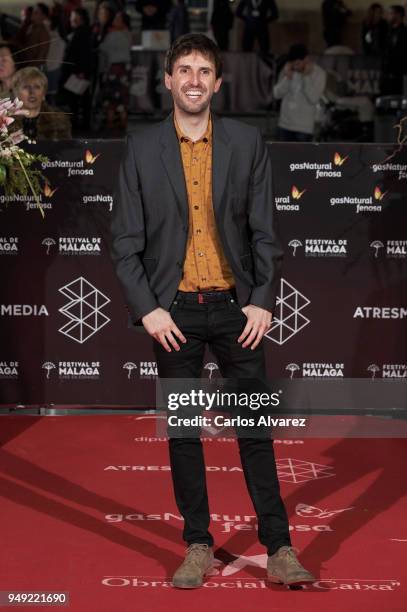 Actor Julian Lopez attends 'Casi 40' premiere during the 21th Malaga Film Festival at the Cervantes Theater on April 20, 2018 in Malaga, Spain.