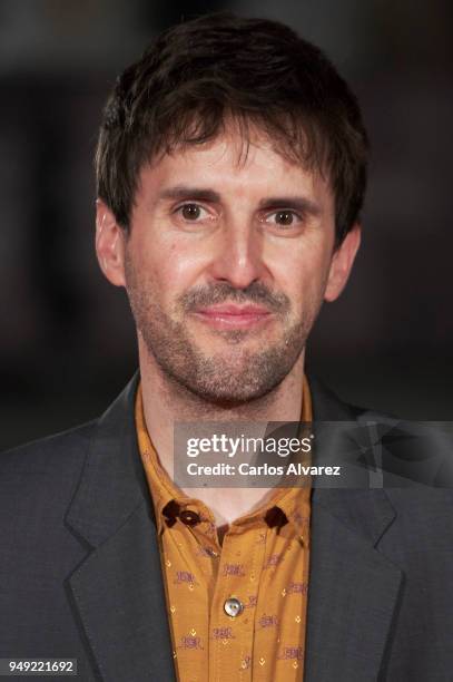 Actor Julian Lopez attends 'Casi 40' premiere during the 21th Malaga Film Festival at the Cervantes Theater on April 20, 2018 in Malaga, Spain.