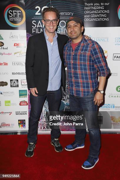 Sam Bisbee and Rudy Valdez attend the 2018 Sarasota Film Festival on April 20, 2018 in Sarasota, Florida.