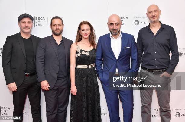 Attends the screening of "Smuggling Hendrix" during the Tribeca Film Festival at Cinepolis Chelsea on April 20, 2018 in New York City.