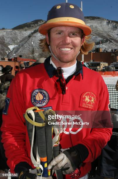 Kris Kampsen attends the Piaget Polo On The Snow-Day 1 at Wagner Park Polo Field on December 19, 2009 in Aspen, Colorado.