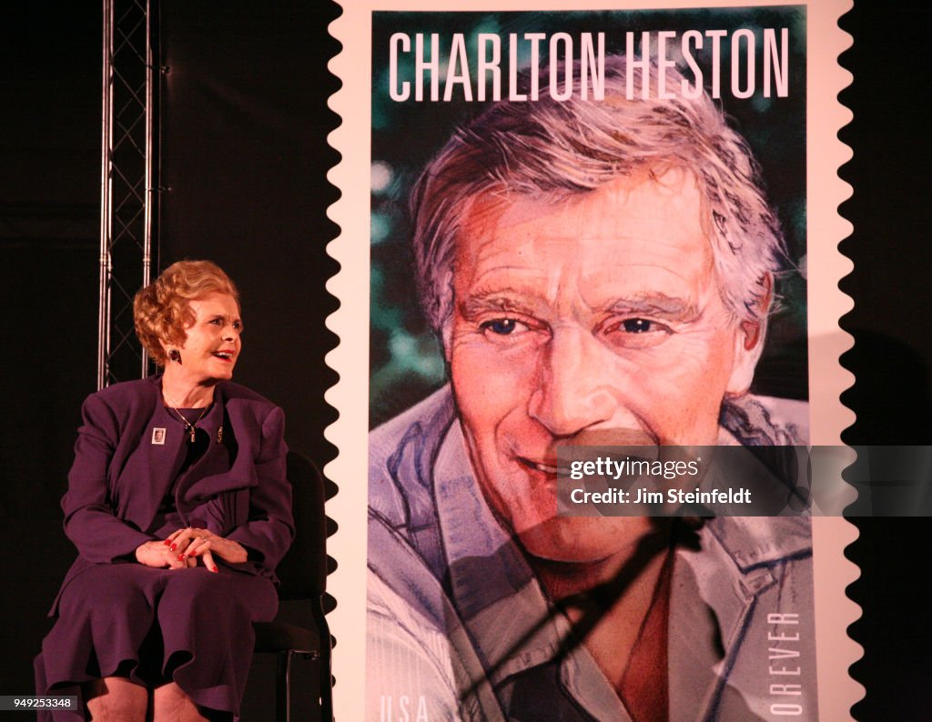 Charlton Heston Stamp Dedication