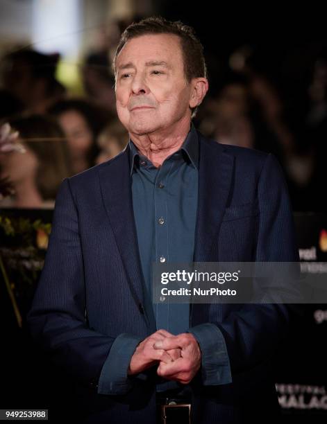 Actor Juan Diego attends 'Casi 40' premiere during the 21th Malaga Film Festival at the Cervantes Theater on April 20, 2018 in Malaga, Spain.