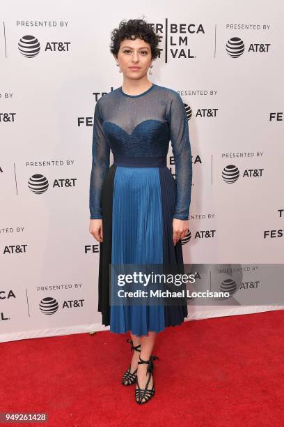 Alia Shawkat attends the screening of "Duck Butter" during the Tribeca Film Festival at SVA Theatre on April 20, 2018 in New York City.