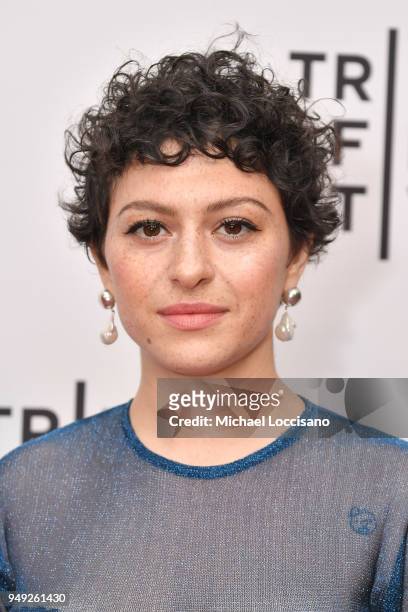 Alia Shawkat attends the screening of "Duck Butter" during the Tribeca Film Festival at SVA Theatre on April 20, 2018 in New York City.