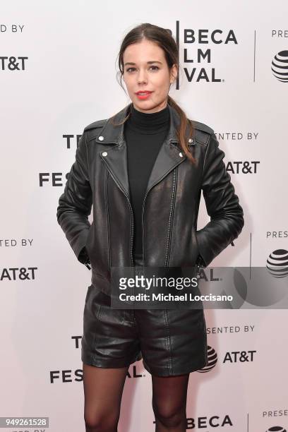Laia Costa attends the screening of "Duck Butter" during the Tribeca Film Festival at SVA Theatre on April 20, 2018 in New York City.