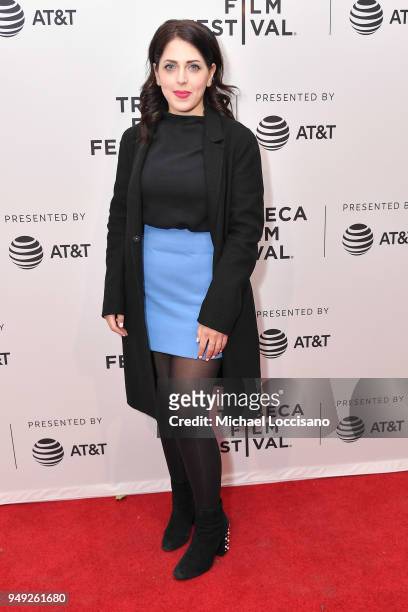 Natalie Qasabian attends the screening of "Duck Butter" during the Tribeca Film Festival at SVA Theatre on April 20, 2018 in New York City.