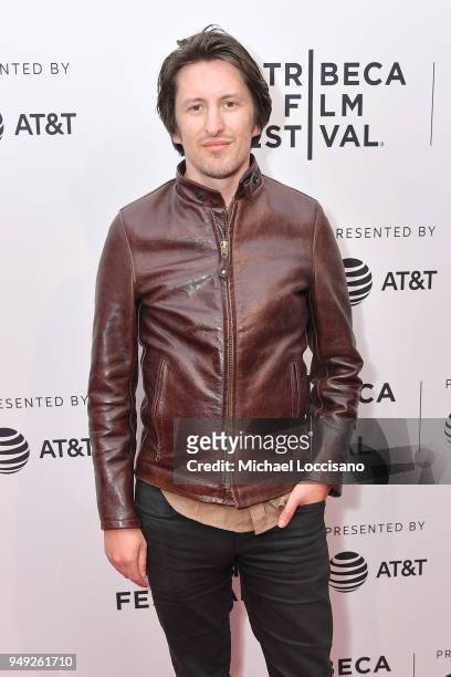 Christopher Donlon attends the screening of "Duck Butter" during the Tribeca Film Festival at SVA Theatre on April 20, 2018 in New York City.