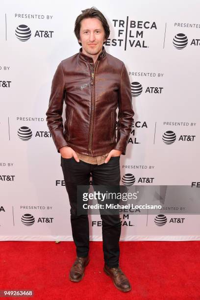 Editor Chris Donlon attends the screening of "Duck Butter" during the Tribeca Film Festival at SVA Theatre on April 20, 2018 in New York City.