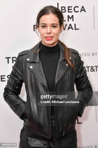 Laia Costa attends the screening of "Duck Butter" during the Tribeca Film Festival at SVA Theatre on April 20, 2018 in New York City.
