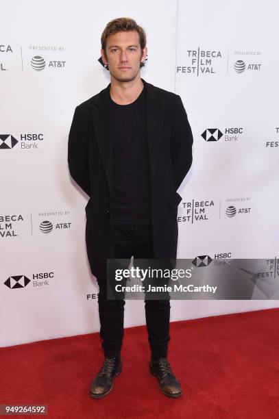 Director Alex Pettyfer attends the screening of "Back Roads" during the Tribeca Film Festival at Cinepolis Chelsea on April 20, 2018 in New York City.