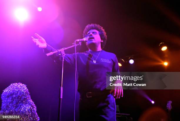 Helado Negro performs onstage during the 2018 Coachella Valley Music And Arts Festival at the Empire Polo Field on April 20, 2018 in Indio,...