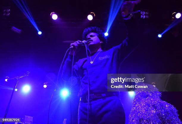 Helado Negro performs onstage during the 2018 Coachella Valley Music And Arts Festival at the Empire Polo Field on April 20, 2018 in Indio,...