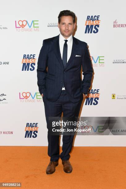 Peter Facinelli attends the 25th Annual Race To Erase MS Gala at The Beverly Hilton Hotel on April 20, 2018 in Beverly Hills, California.