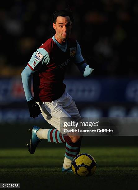 Chris Eagles of Burnley in action during the Barclays Premier League match between Wolverhampton Wanderers and Burnley at Molineux Stadium on...