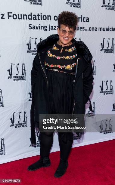 Alabama Shakes Singer Brittany Howard attends the 16th Annual A Great Night In Harlem Gala at The Apollo Theater on April 20, 2018 in New York City.