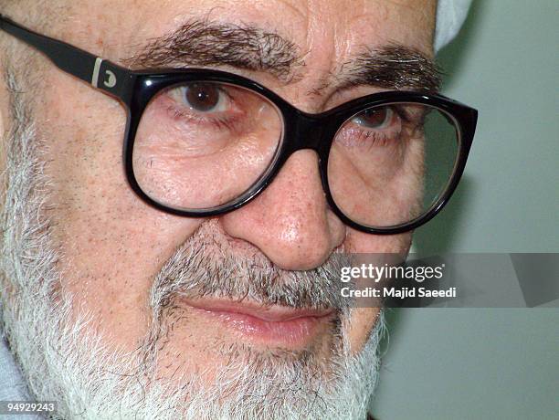 Iranian dissident cleric, Grand Ayatollah Hossein Ali Montazeri is seen at his house in 2005 in Qom, Iran. Ayatollah Montazeri, a senior Shiite...