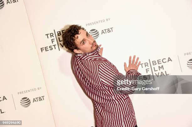 Actor Robert Sheehan attends 'Genius: Picasso' during the 2018 Tribeca Film Festival at BMCC Tribeca PAC on April 20, 2018 in New York City.