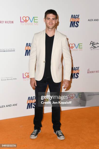 Steven R. McQueen attends the 25th Annual Race To Erase MS Gala at The Beverly Hilton Hotel on April 20, 2018 in Beverly Hills, California.