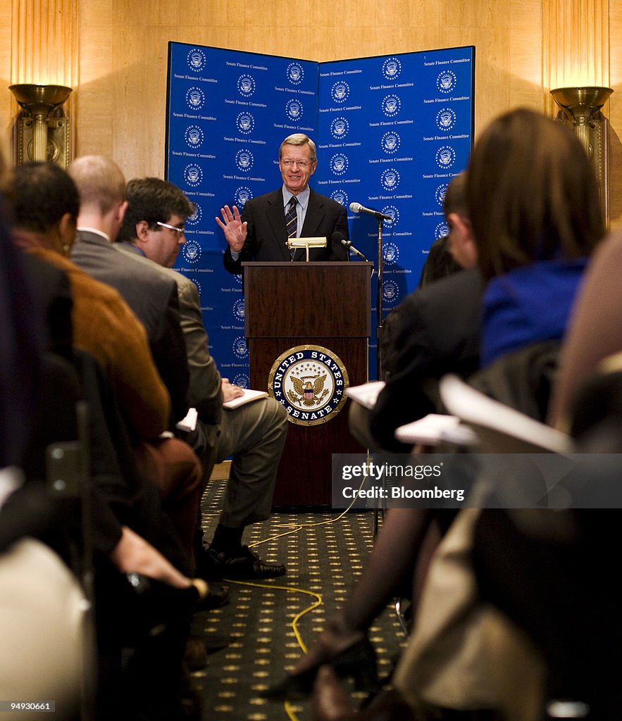 Baucus Senator Max Baucus, a Democrat from Montana and chairman of the... News ...