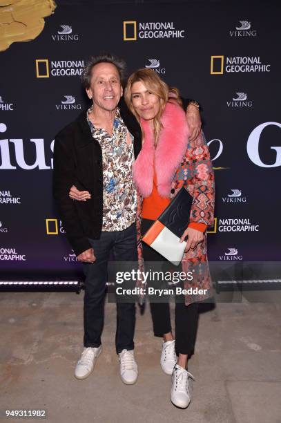 Executive Producer Brian Grazer and Veronica Smiley attend the National Geographic "Genius: Picasso" Tribeca Film Festival after party at The Genius...