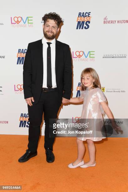 Jack Osbourne and Pearl Osbourne attend the 25th Annual Race To Erase MS Gala at The Beverly Hilton Hotel on April 20, 2018 in Beverly Hills,...