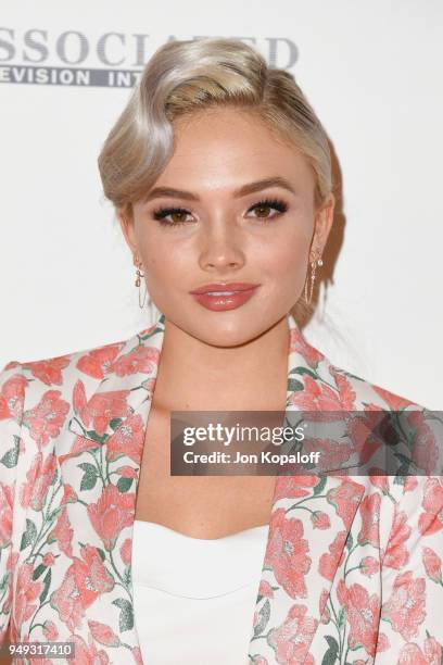 Natalie Alyn Lind attends the 25th Annual Race To Erase MS Gala at The Beverly Hilton Hotel on April 20, 2018 in Beverly Hills, California.