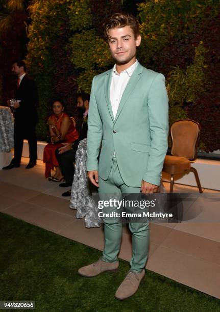 Garrett Clayton attends the 25th Annual Race To Erase MS Gala at The Beverly Hilton Hotel on April 20, 2018 in Beverly Hills, California.