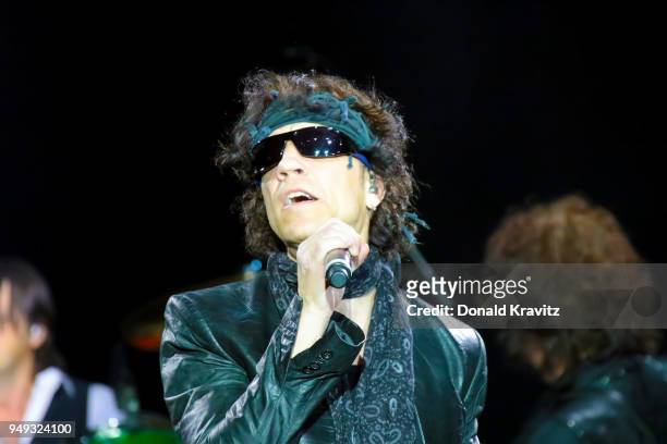 Gary Cherone performs in concert at Music Box at the Borgata on April 20, 2018 in Atlantic City, New Jersey.