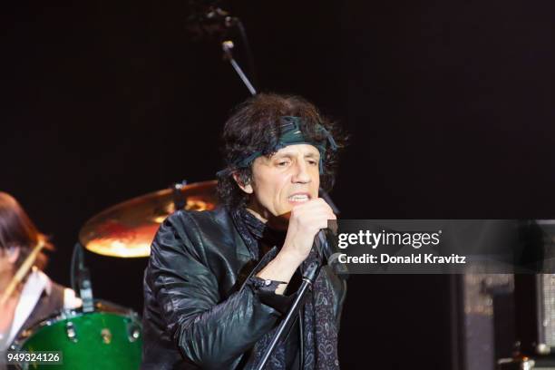 Gary Cherone performs in concert at Music Box at the Borgata on April 20, 2018 in Atlantic City, New Jersey.