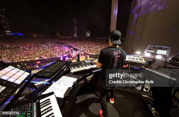 Kygo performs onstage during the 2018 Coachella Valley Music And Arts Festival at the Empire Polo Field on April 20, 2018 in Indio, California.
