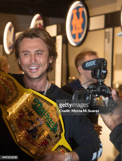 Jonathan Cheban attends the first annual Major League Baseball FoodFest on April 20, 2018 in New York City.