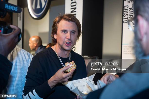 Jonathan Cheban attends the first annual Major League Baseball FoodFest on April 20, 2018 in New York City.