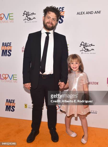 Jack Osbourne and Pearl Osbourne attend the 25th Annual Race To Erase MS Gala at The Beverly Hilton Hotel on April 20, 2018 in Beverly Hills,...