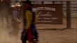 MEDIUM ANGLE OF COWBOY IN COWBOY HAT AND CHAPS STANDING ON BUCKING GATE.  BUCKING GATE RELEASED AND BULL RUNS OUT OF ENCLOSURE. BULL RIDING AT RODEO. RODEO CLOWNS. - stock video