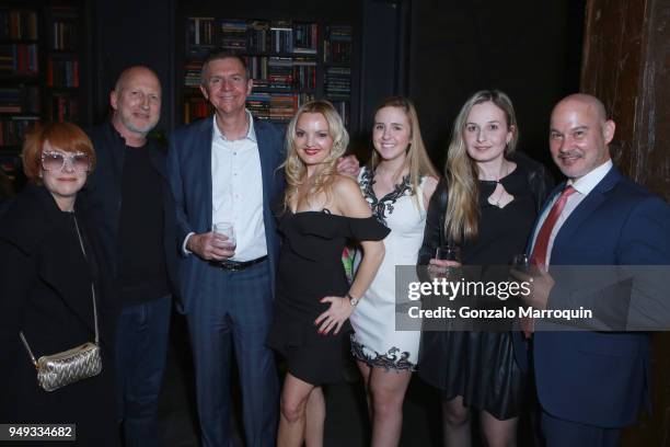 Director John Hillcoat, Dr. Mario Garcia, Anna Kezerashvili, and guests attend CORAZON, Tribeca Film Festival Global Film Premiere and Red Carpet...