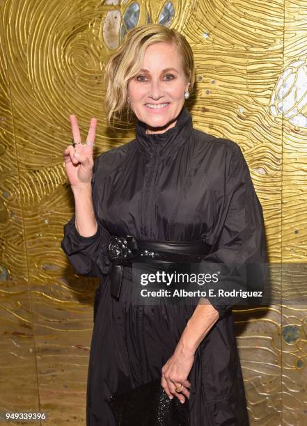 Maureen McCormick attends the 25th Annual Race To Erase MS Gala at The Beverly Hilton Hotel on April 20, 2018 in Beverly Hills, California.