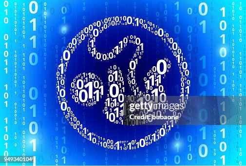 Fetus Binary Code Blue Vector Pattern Background Fetus Binary Code Blue Vector Pattern Background